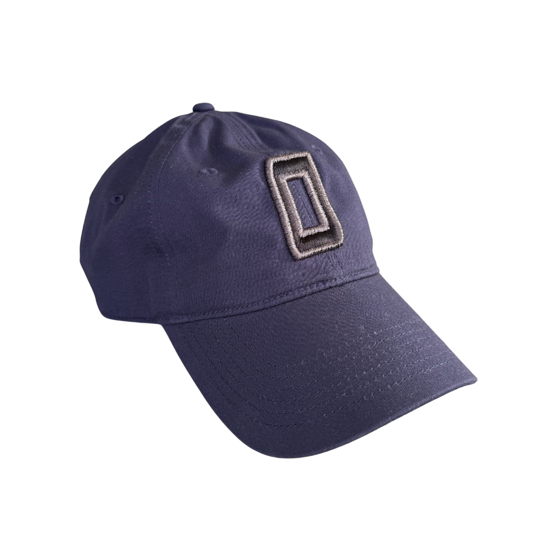 Low-sig"O" Unstructured Dad Cap - Midnight Blue