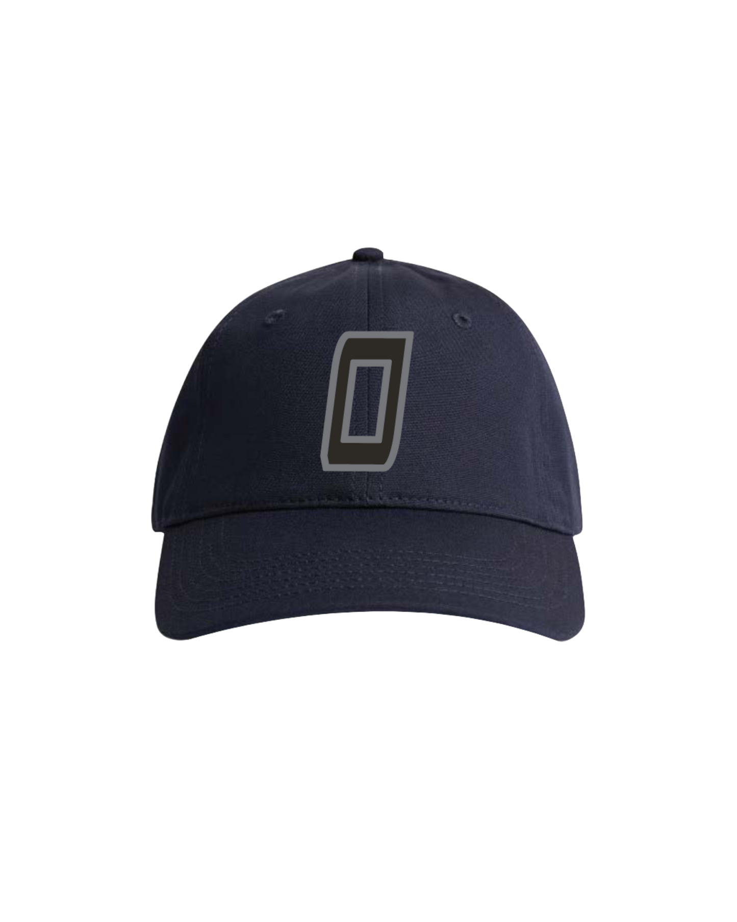 Low-sig"O" Unstructured Dad Cap - Midnight Blue